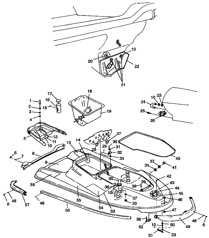 HULL AND BODY HURRICANE B974473 and Intl. HURRICANE I974473 (4941044104A005)