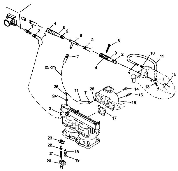 COOLING SYSTEM HURRICANE B974473 and Intl. HURRICANE I974473 (4941044104B008)