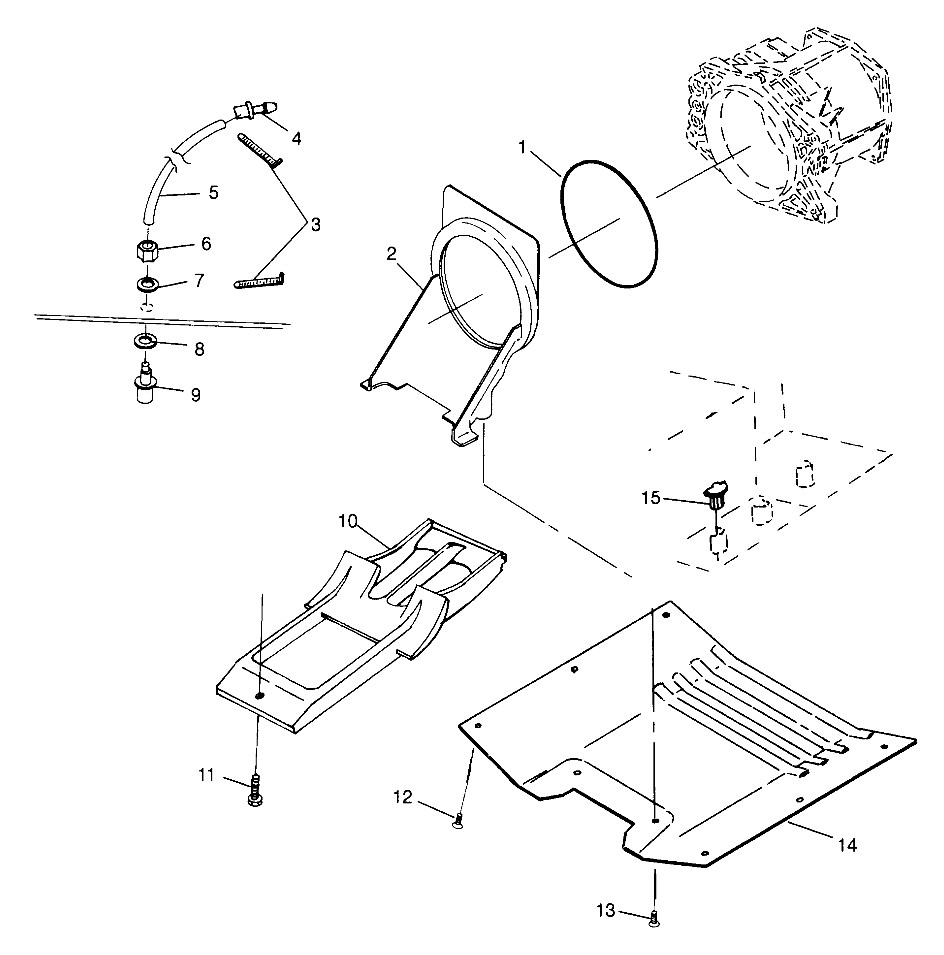 WATER INLET HURRICANE B974473 and Intl. HURRICANE I974473 (4941044104B009)