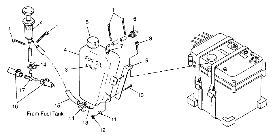 ENGINE FOGGING SYSTEM (INTL.) Intl. HURRICANE I974473 (4941044104B013)