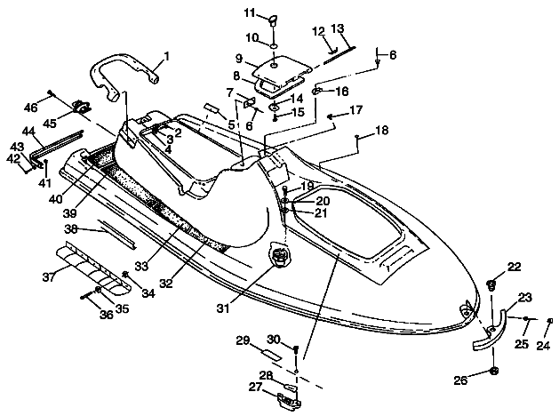 HULL and BODY SLT 700 B974572 (4941124112A005)