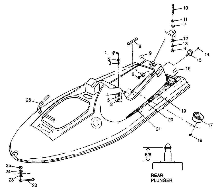 HULL and BODY SLT 700 B974572 (4941124112A006)