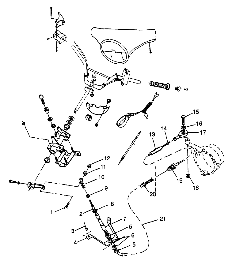 STEERING SLT 700 B974572 (4941124112A014)