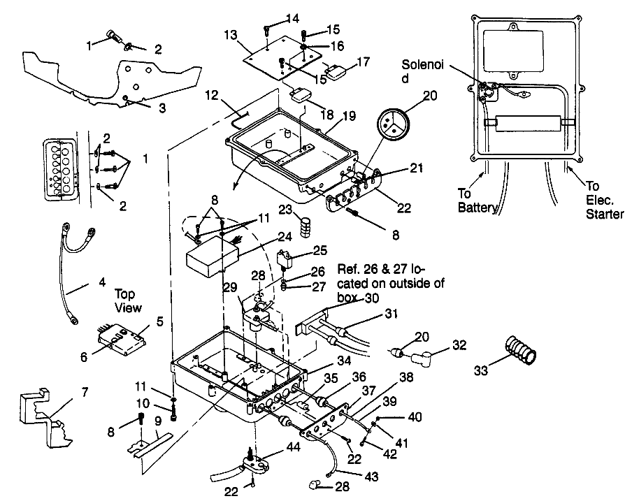 ELECTRICAL BOX SLT 700 B974572 (4941124112B010)