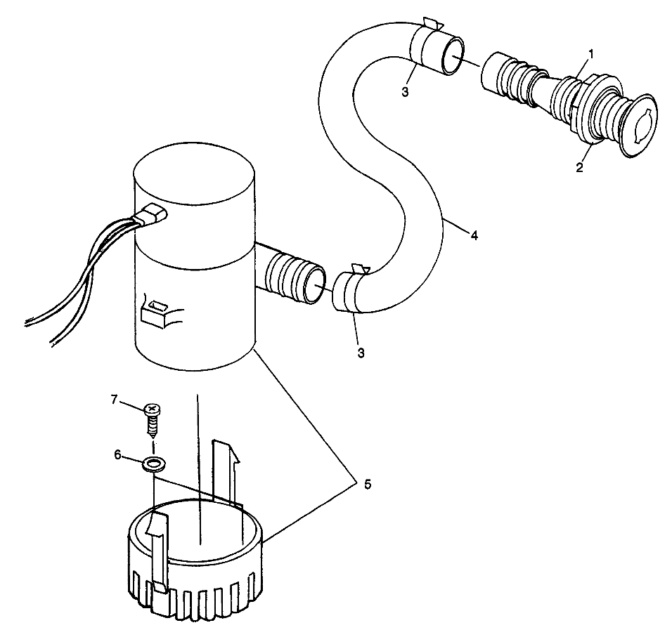 BILGE PUMP SLT 700 B974572 (4941124112B011)