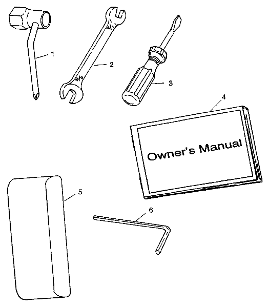 TOOL KIT SLT 700 B974572 (4941124112B012)