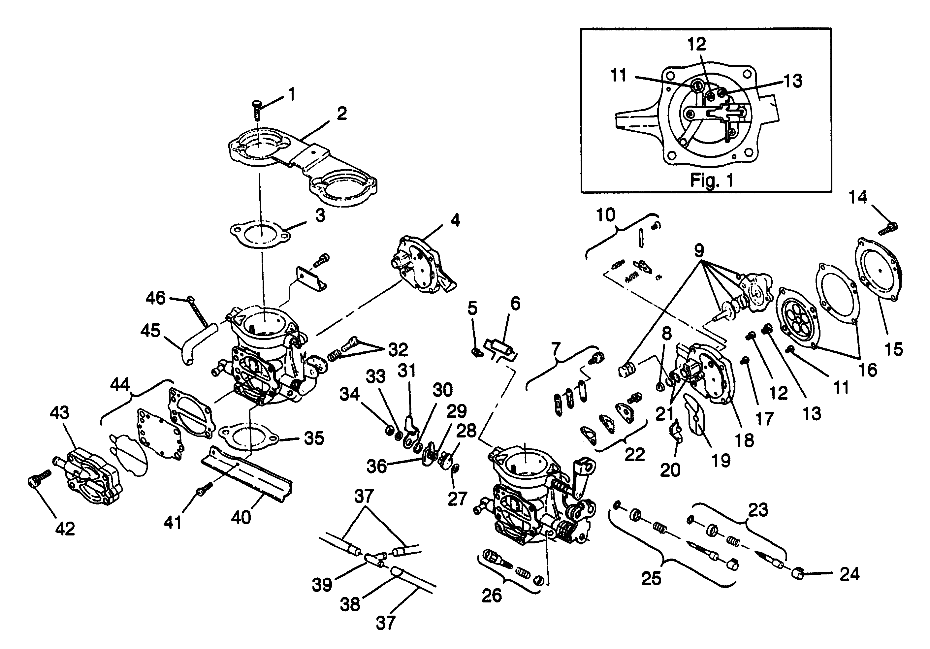 CARBURETOR SLT 700 B974572 (4941124112C001)