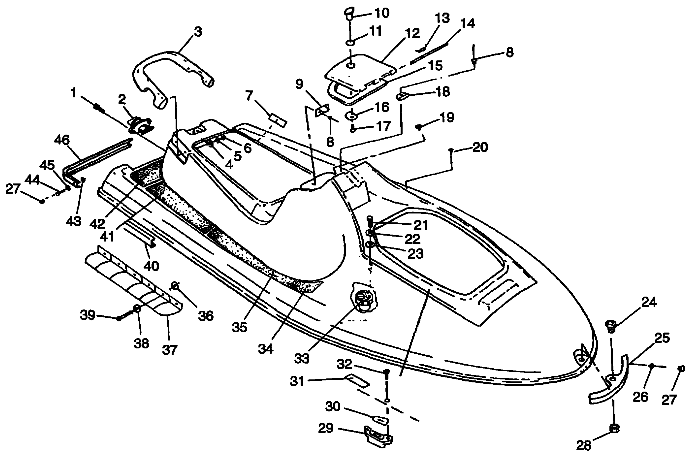 HULL and BODY SLT 780 B974588 (4941174117A005)