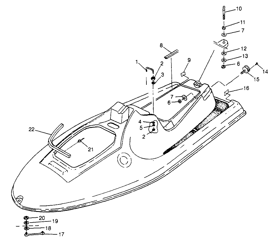 HULL and BODY SLT 780 B974588 (4941174117A006)