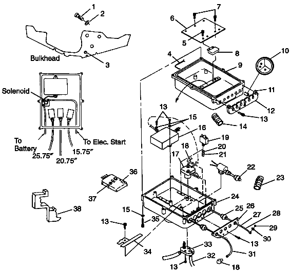 ELECTRICAL BOX SLT 780 B974588 (4941174117B009)