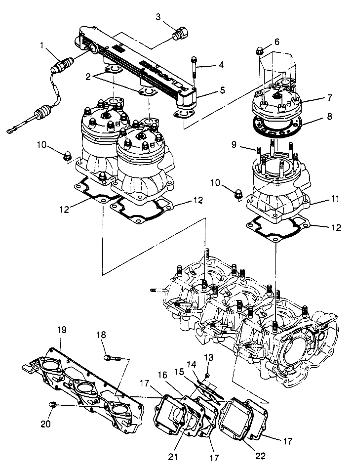 CYLINDER & MANIFOLD SLT 780 B974588 (4941174117B014)