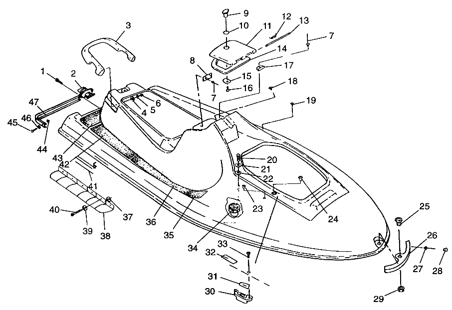 HULL and BODY SLTX B974590 and INTL. SLTX I974590 (4941214121A005)