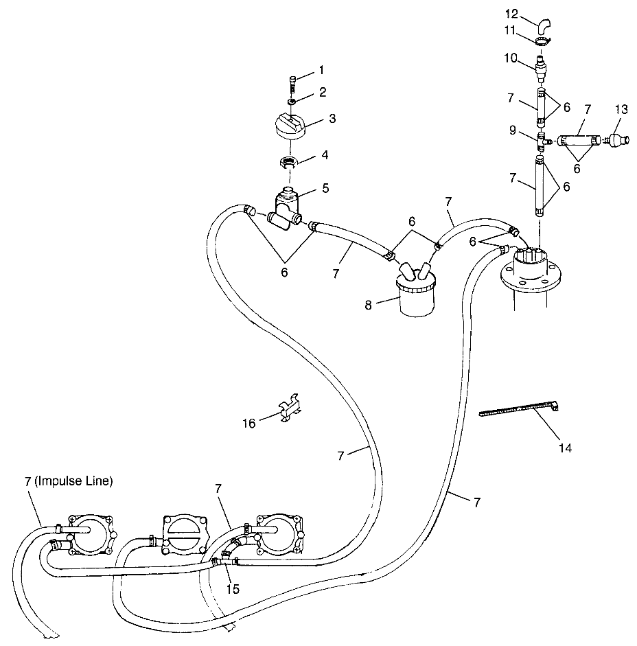 FUEL SYSTEM SLTX B974590 and INTL. SLTX I974590 (4941214121A011)