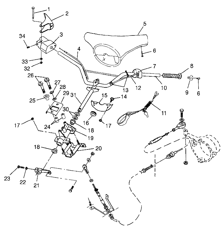 STEERING SLTX B974590 and INTL. SLTX I974590 (4941214121A013)