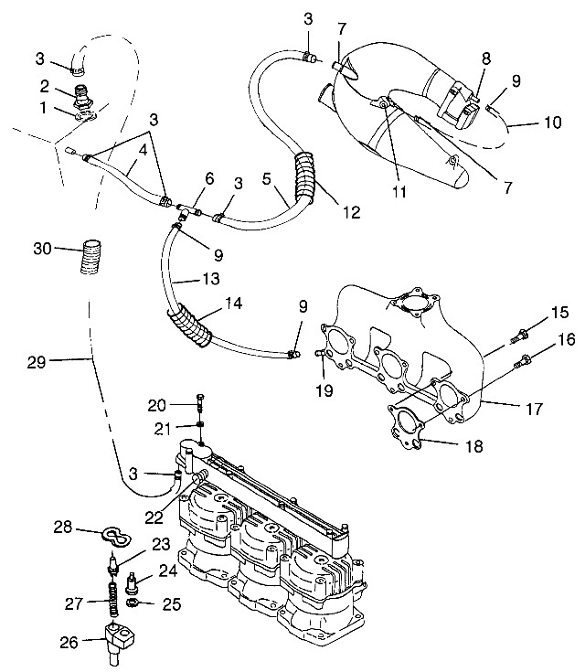 COOLING SYSTEM SLTX B974590 and INTL. SLTX I974590 (4941214121B006)