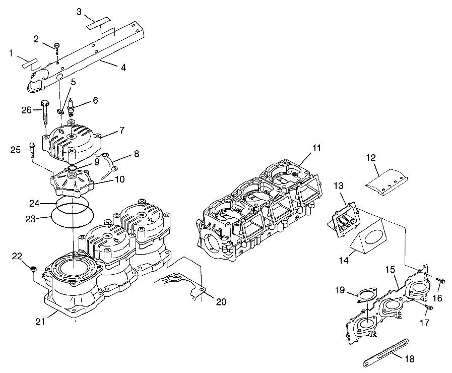 CYLINDER & MANIFOLD SLTX B974590 and INTL. SLTX I974590 (4941214121B014)