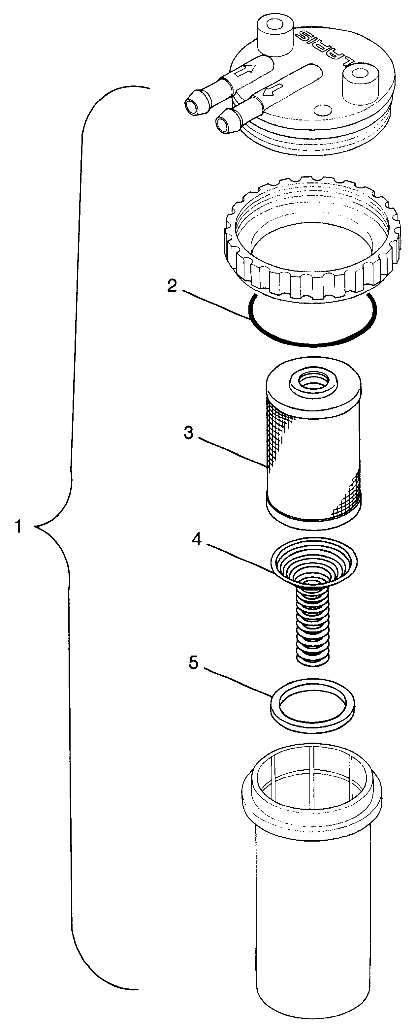 FUEL/WATER SEPARATOR SLTX B974590 and INTL. SLTX I974590 (4941214121C007)