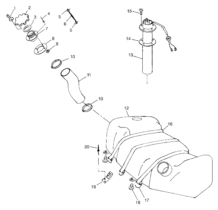 FUEL TANK - B974978 (4941254125a009)