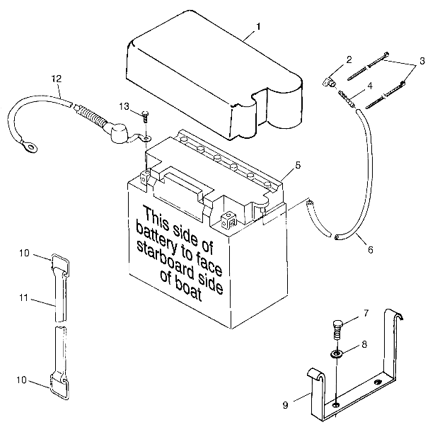 BATTERY BOX - B974978 (4941254125b006)