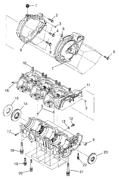 CRANKCASE - B974978 (4941254125c002)