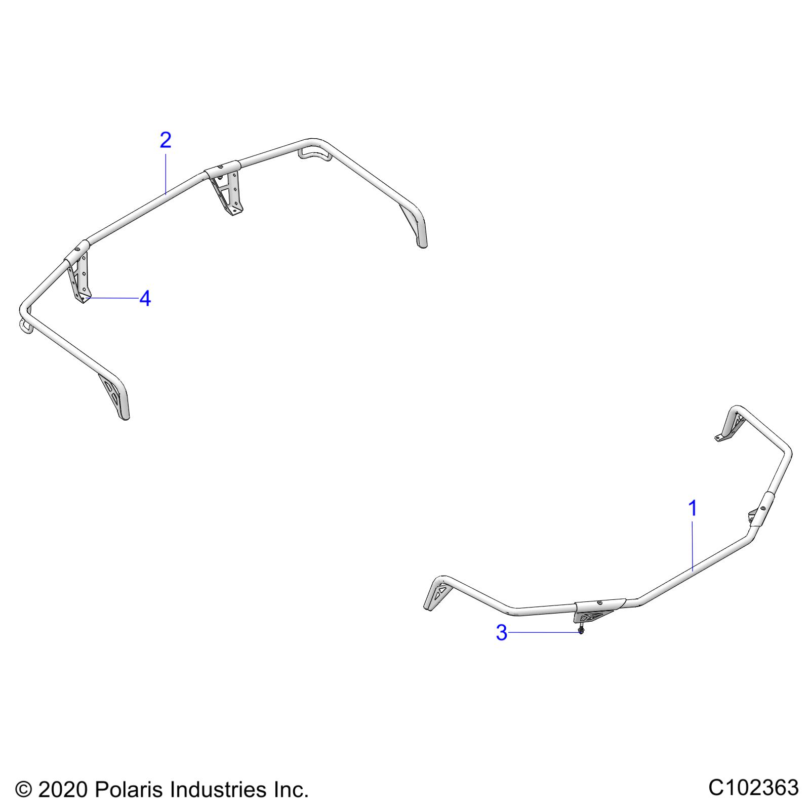 BODY, RACK EXTENDERS - A25SXD95A9 (C102363)