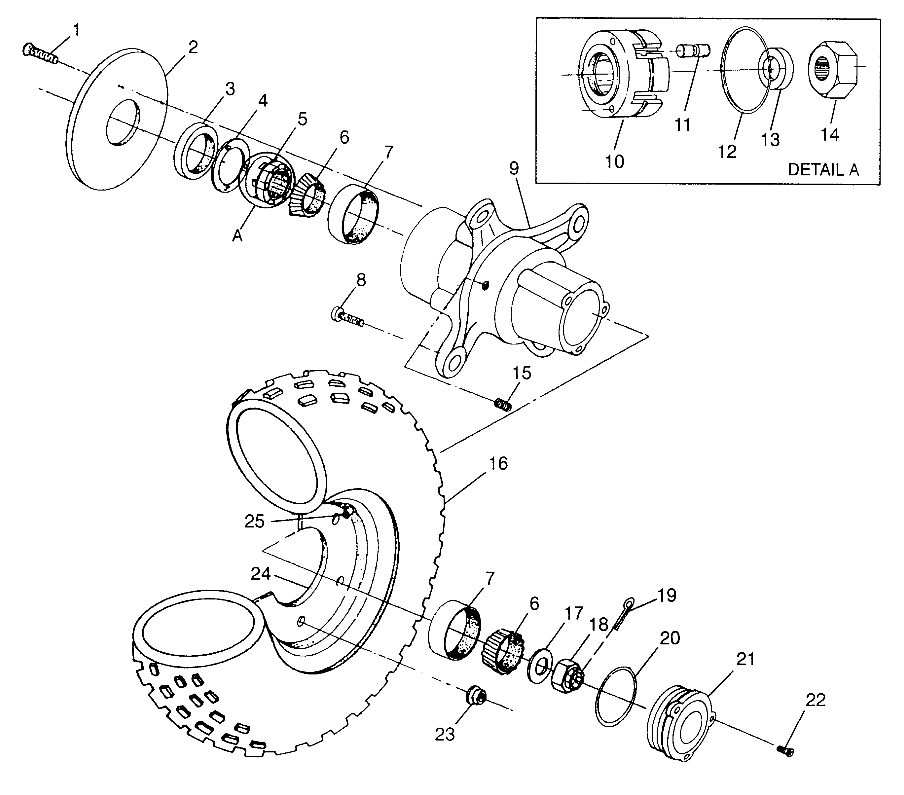 FRONT WHEEL - W97CD50A (4941354135B007)