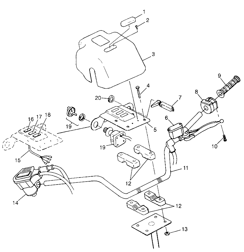 HANDLEBAR - W97CD50A (4941354135B011)