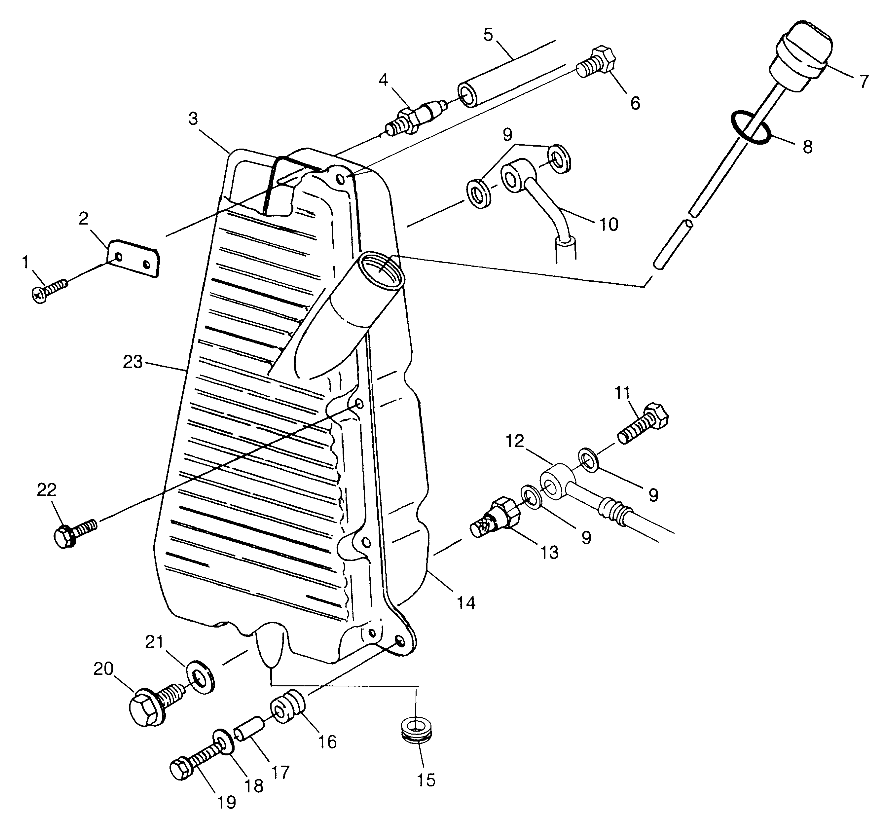 OIL TANK - W97CD50A (4941354135B013)