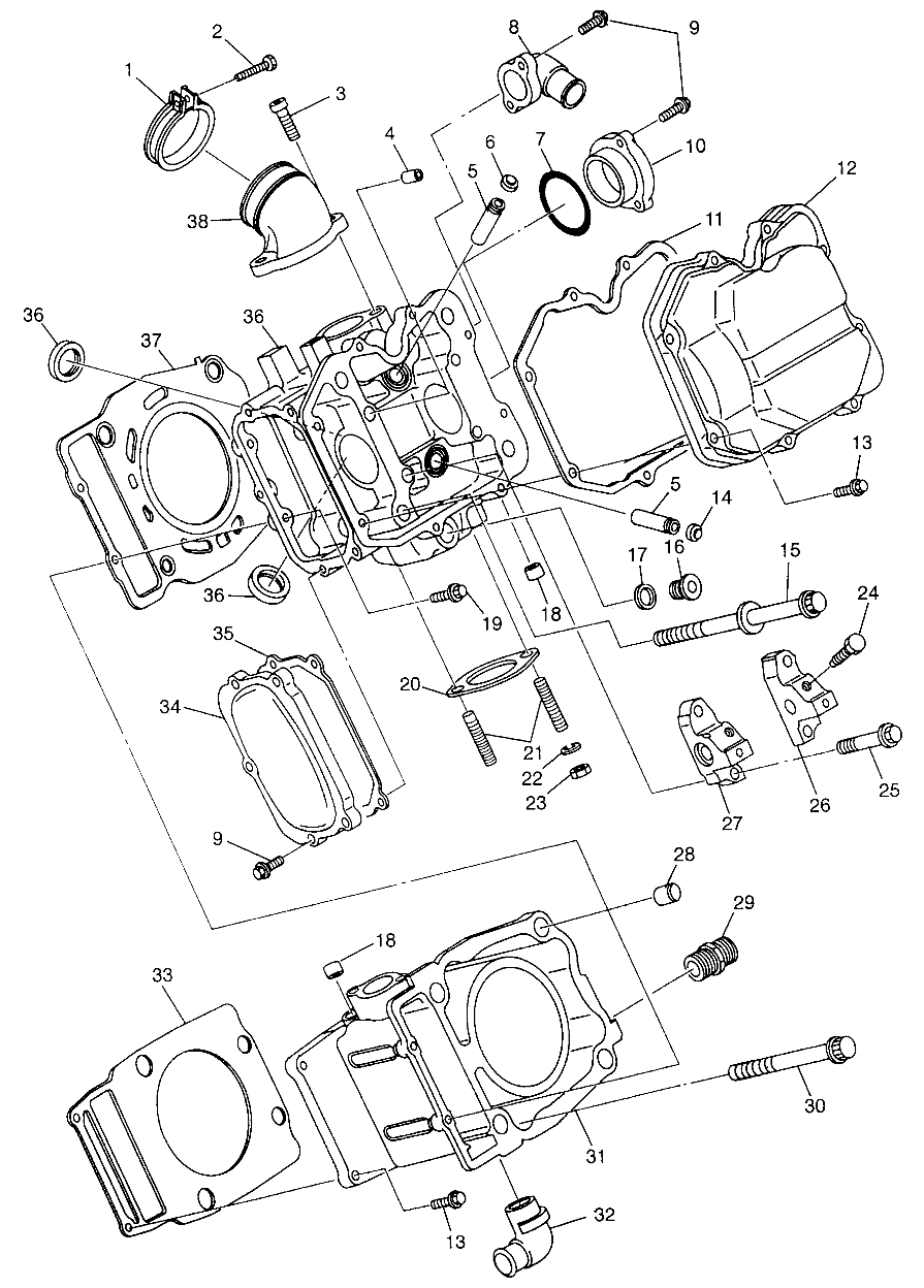 CYLINDER  XPLORER 500 W97CD50A (4941354135D003)