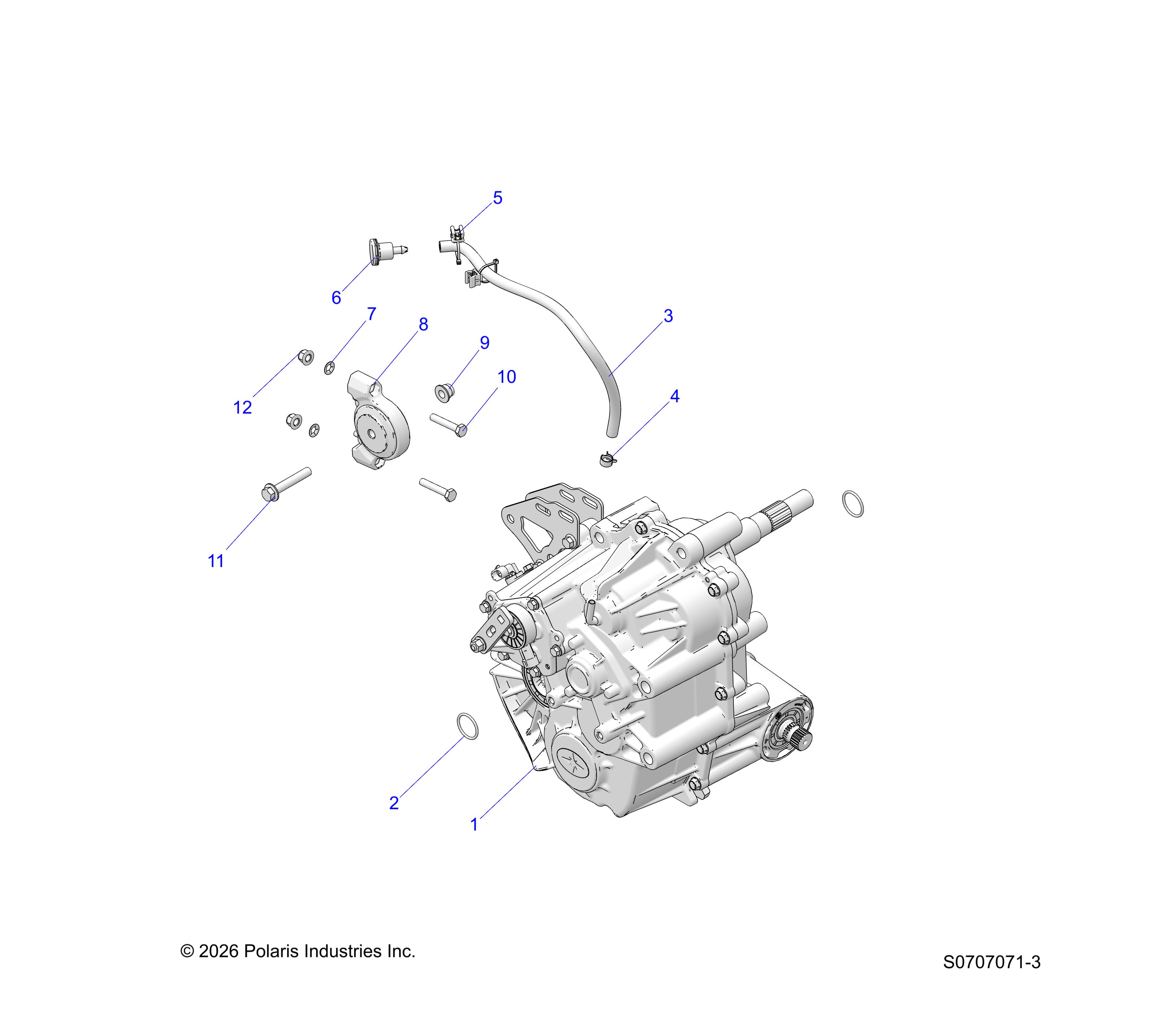 DRIVE TRAIN, MAIN GEARCASE MOUNTING