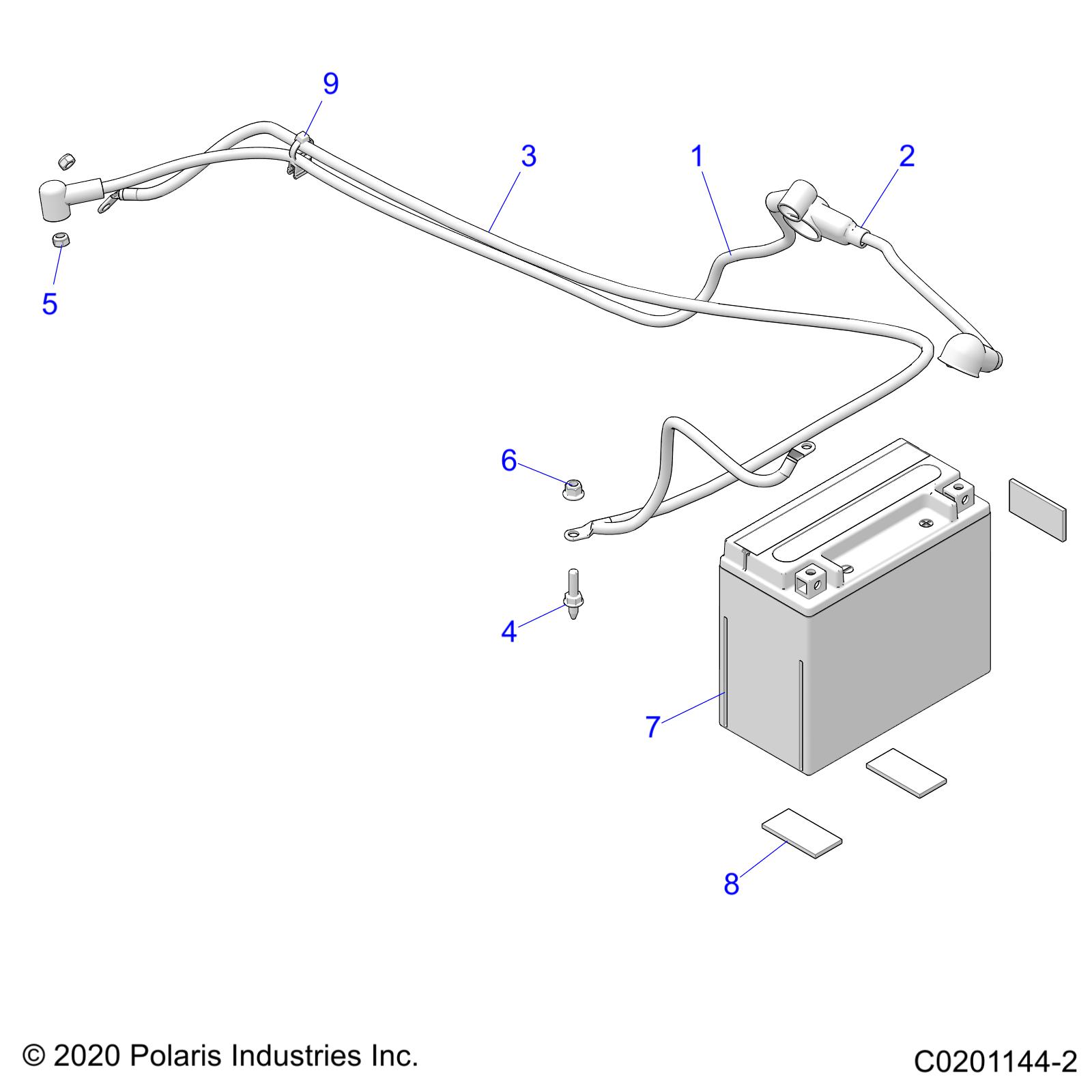 ELECTRICAL, BATTERY - A21SEE57P2 (C0201144-2)