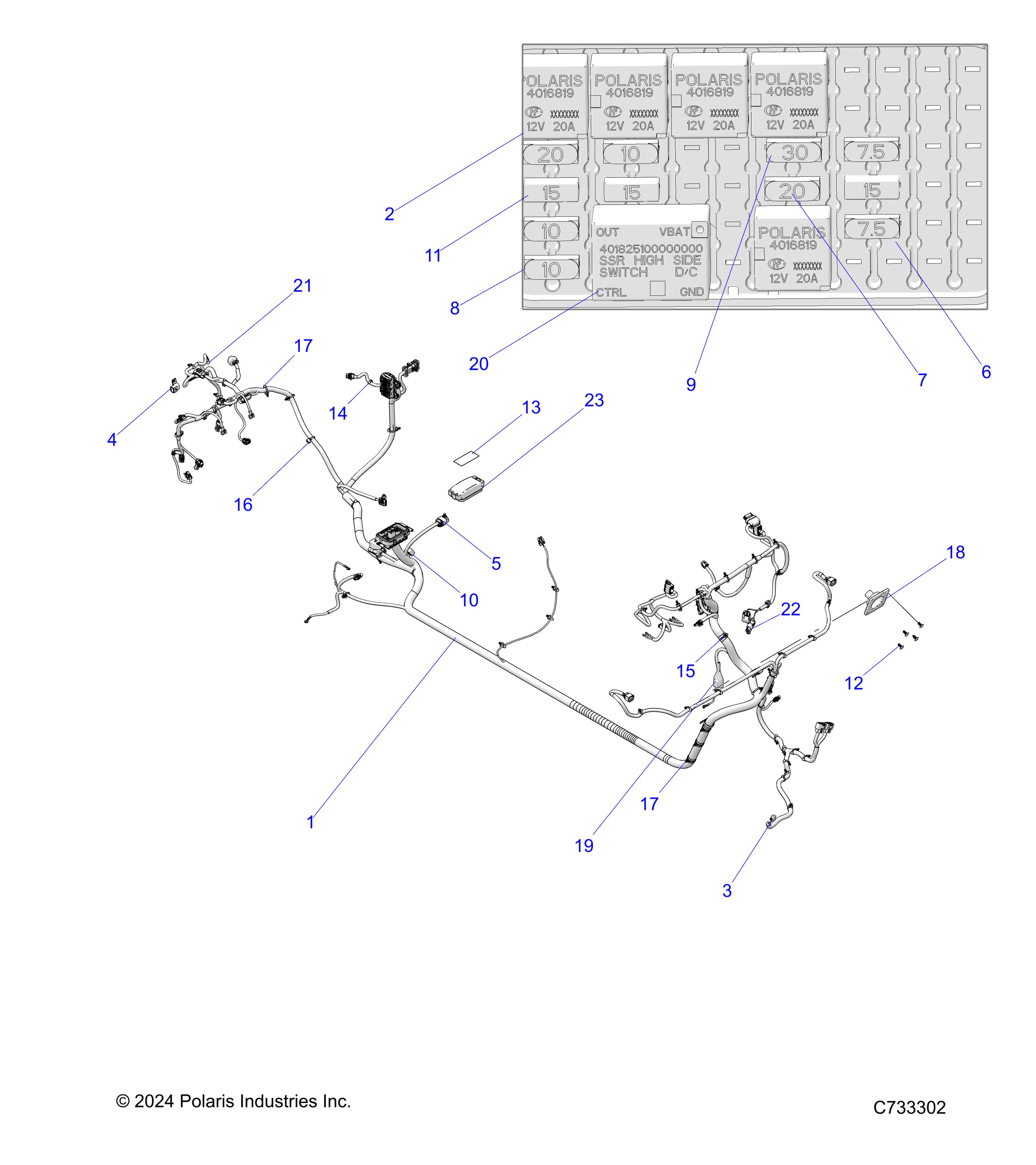 ELECTRICAL, HARNESS CHASSIS - R26TAA99A1/B1 (C733302)