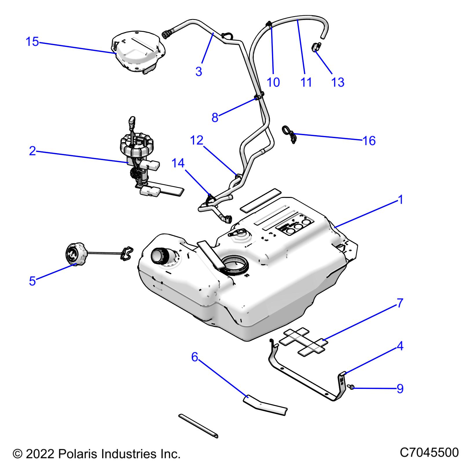 FUEL SYSTEM, TANK - Z22ASK99A4/B4/ASV99A4 (C7045500)