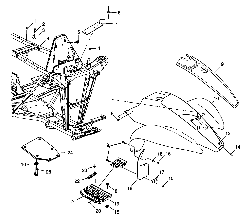 FRONT CAB - W98BC50A (4944994499a005)