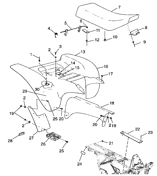 REAR CAB - W98BC50A (4944994499a006)