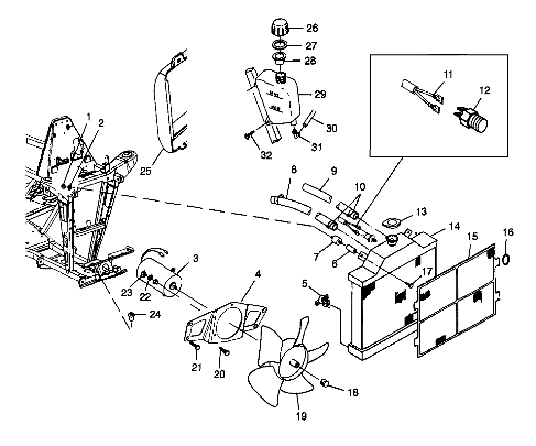 COOLING SYSTEM - W98BC50A (4944994499a009)