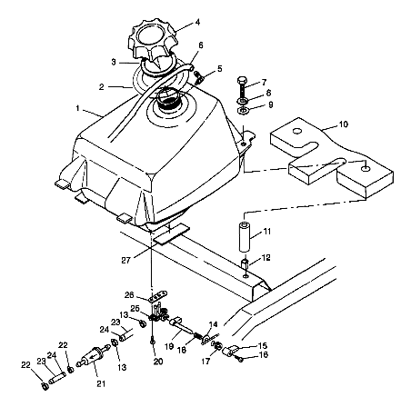 FUEL TANK - W98BC50A (4944994499a014)