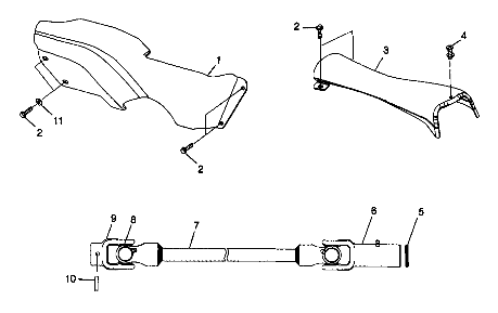 PROP SHAFT - W98BC50A (4944994499b002)