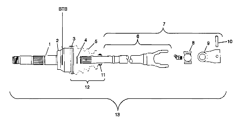 CV JOINT - BTB - W98BC50A (4944994499b004)