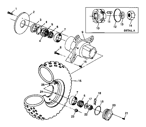 FRONT WHEEL - W98BC50A (4944994499b006)