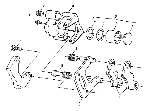 FRONT BRAKE - W98BC50A (4944994499b007)