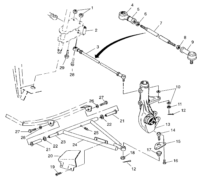 A-ARM/STRUT MOUNTING - W98BC50A (4944994499b008)