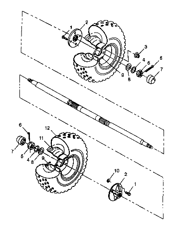 REAR WHEEL - W98BC50A (4944994499c004)