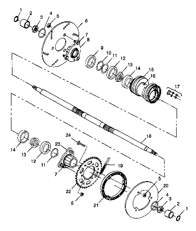 REAR HOUSING - W98BC50A (4944994499c005)