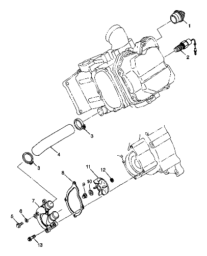 WATER PUMP - W98BC50A (4944994499d009)