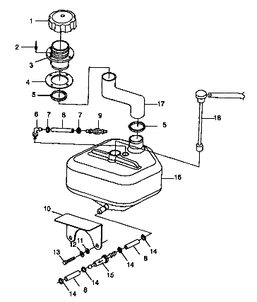 OIL TANK - B984690 (4945114511a013)