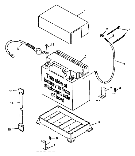 BATTERY BOX - I984690 (4945114511b007)