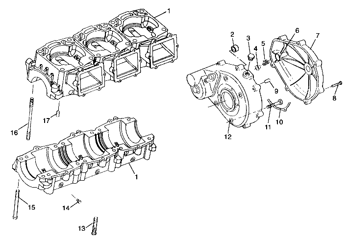 CRANKCASE - I984690 (4945114511c001)