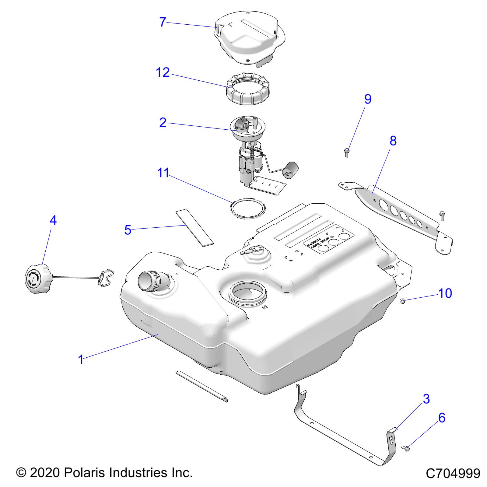 BODY, FUEL TANK - Z21NAM99AG (C704999)