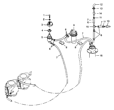 FUEL SYSTEM - I984673 (4945164516a011)